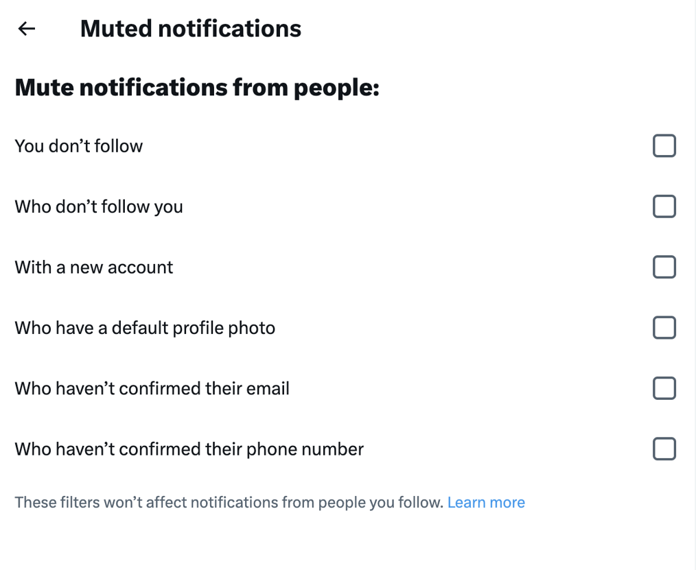 adguard turning off twitter notifications